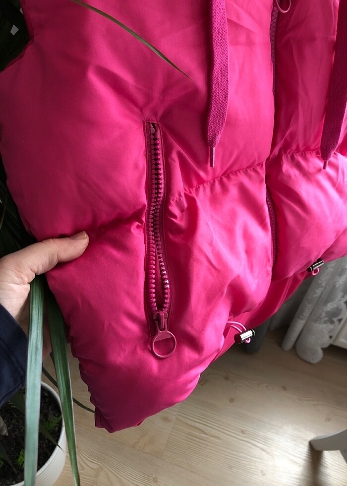 Kapüşonlu kolsuz yelek - Görsel 4