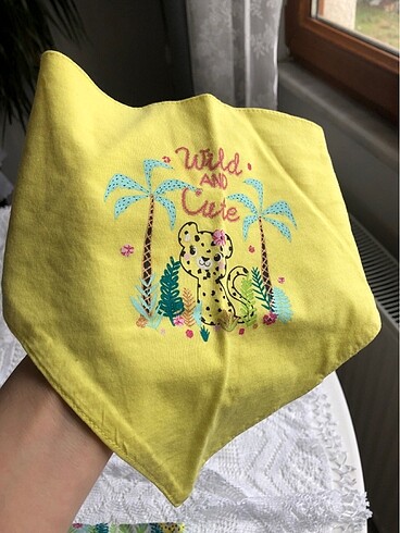 Kız çocuk yaka önü önlük eldiven - Görsel 9