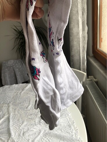 Unicorn lu kulotlu çorap - Görsel 6
