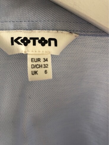 Koton Açık mavi kadin gömlek