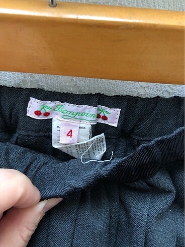 4 Yaş Beden gri Renk Kız çocuk etek bonpoint
