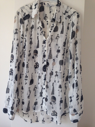 Desenli Sifon Gomlek