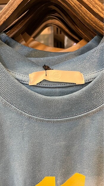 s/m Beden LTB Bisiklet Yaka Mavi T-Shirt