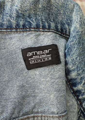 s Beden Düğmeli Mavi Denim Ceket
