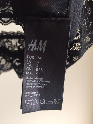 H&M Dantel detayli.