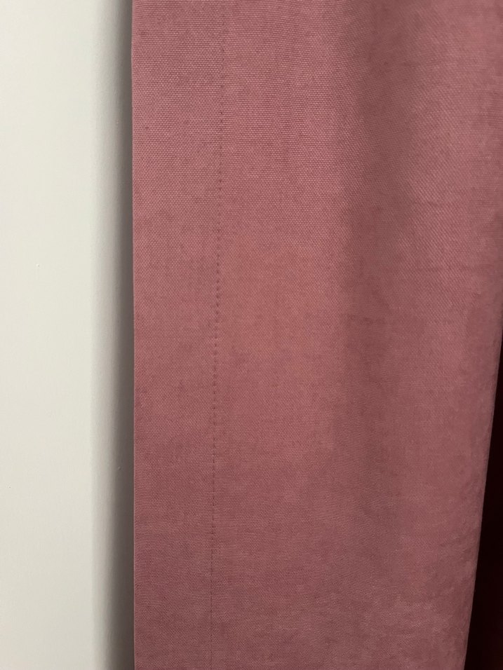 Pembe Modern Düz fon Perde - Görsel 2