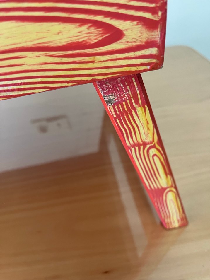 Renkli Katlanabilir Ahşap Kahvaltı Tepsisi - Görsel 5