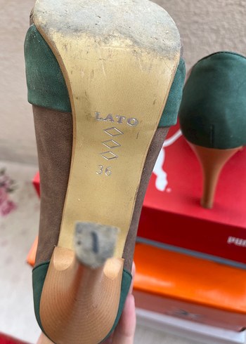 Kadın platform Topuklu Fiyonklu Ayakkabı - Görsel 3