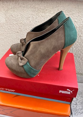 Kadın platform Topuklu Fiyonklu Ayakkabı - Görsel 2