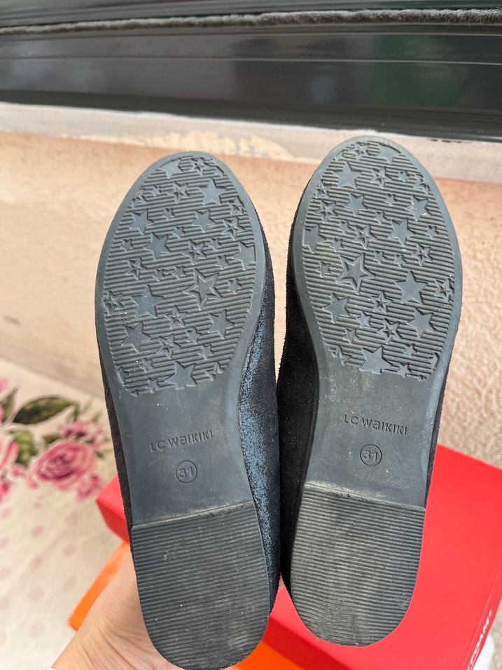 Siyah Lastikli Kız Çocuk Babet - Görsel 3