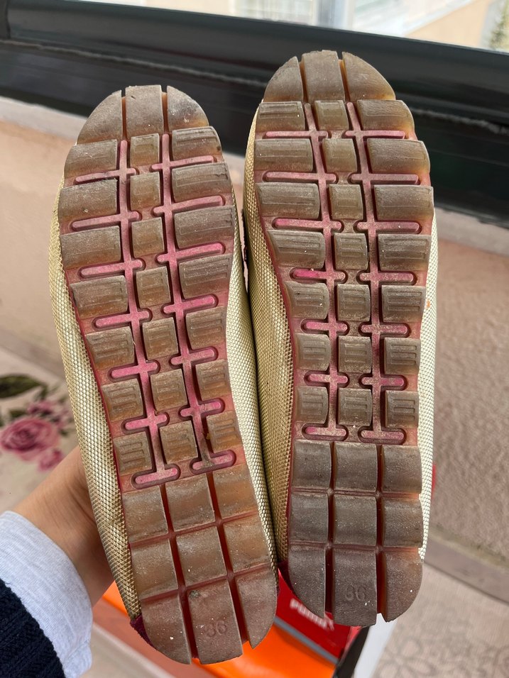 Renkli Payetli Kadın Dolgu Topuk Babet - Görsel 3