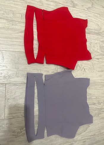 Diğer Kırmızı Mini Sıfır Kollu Atlet