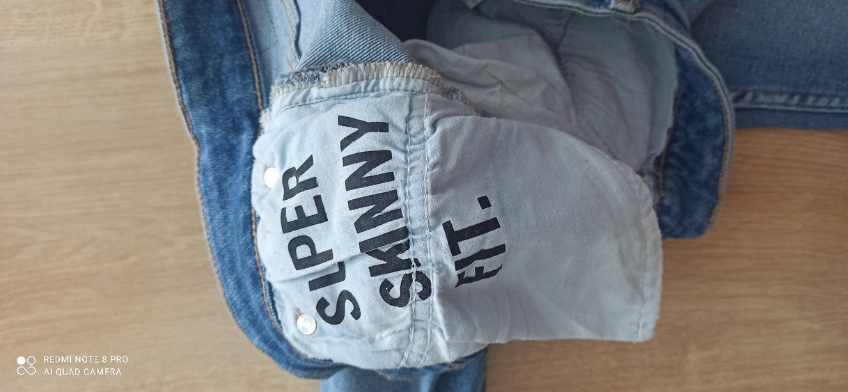 Düğmeli Normal Boy Mavi Kadın Denim Pantolon - Görsel 4