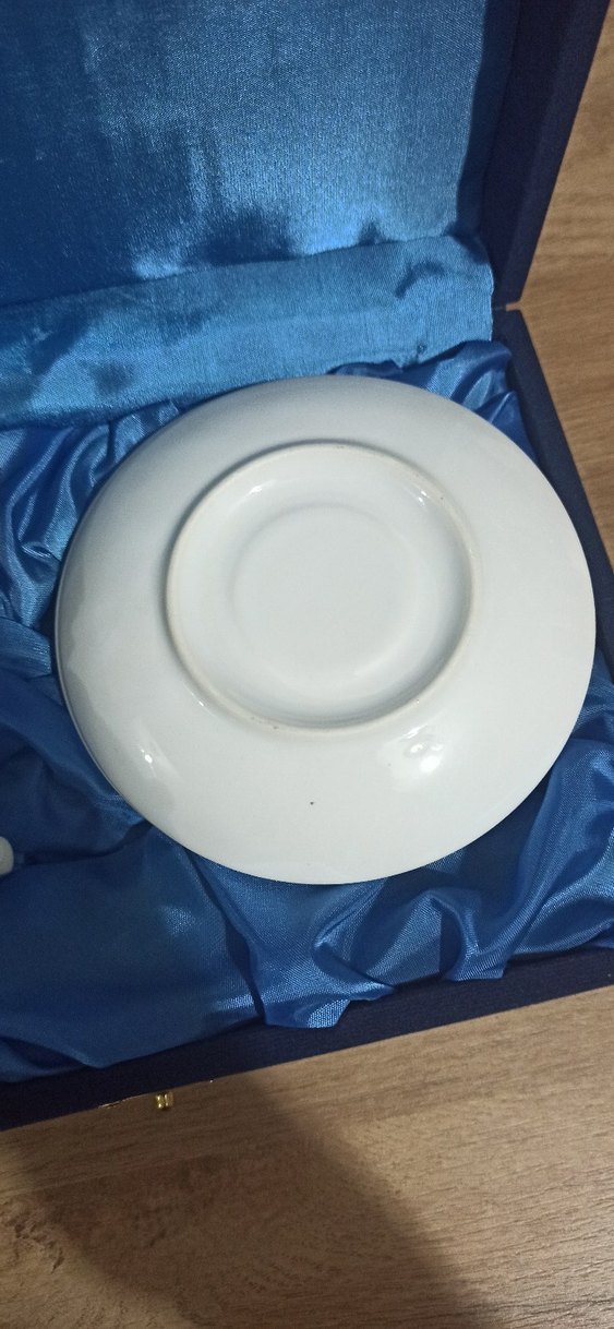 Mavi İşlemeli Fincan ve Tabak Seti - Görsel 3