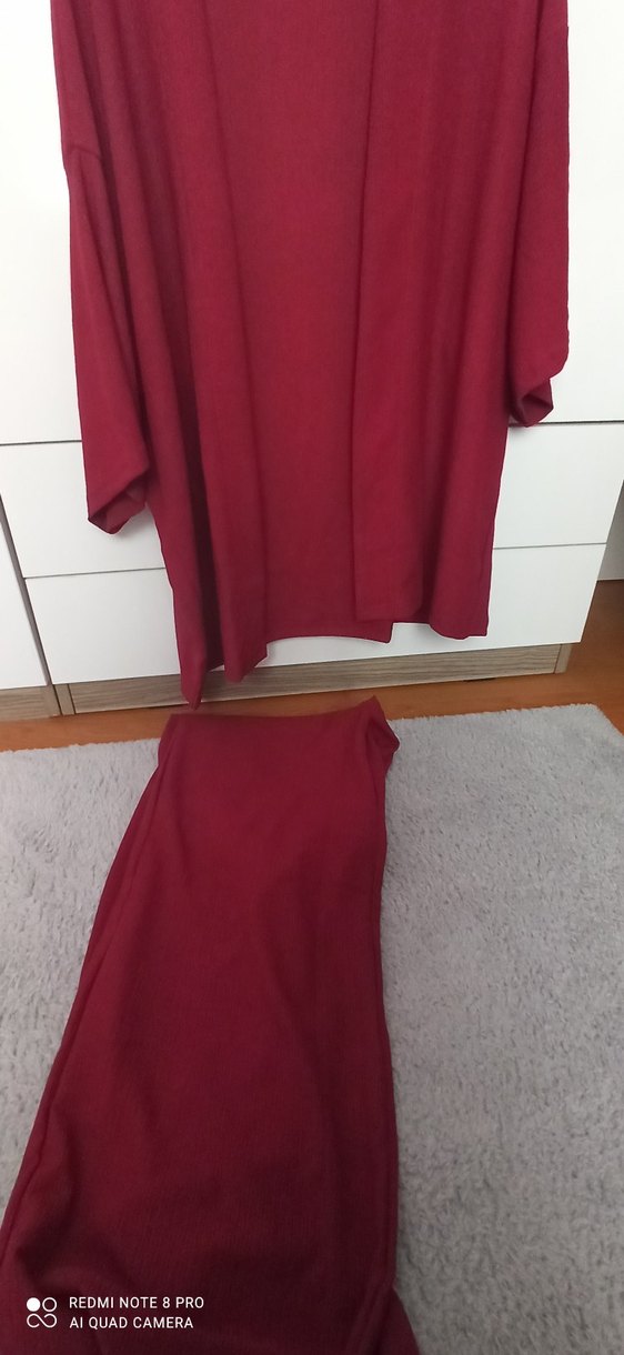 Bordo ikili takım - Görsel 4