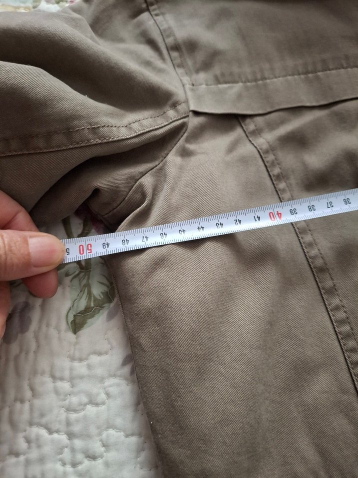 Kürklü Kapüşonlu Haki Kadın  mont - Görsel 4