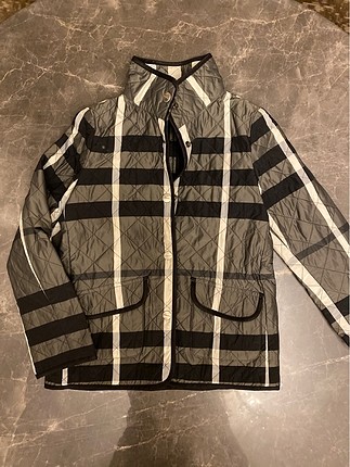 Ekose burberry çocuk mont