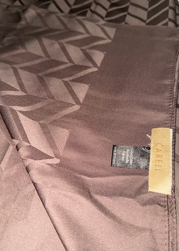  Beden kahverengi Renk Carell | Baklava Desen Pamuk ipek Şal Soft Kahve