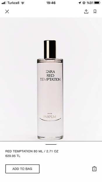 Zara Red Temptation Summer Eau de Parfum