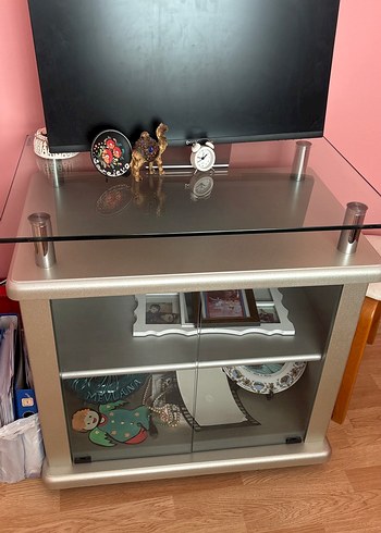 Gri televizyon sehpası - Görsel 2