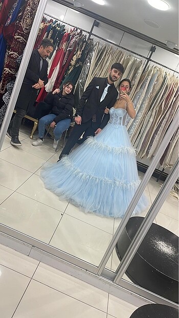 Bebek mavisi nişanlık