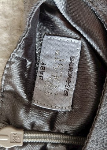 Gri Kız Elbisesi Fırfır Detaylı - Görsel 4