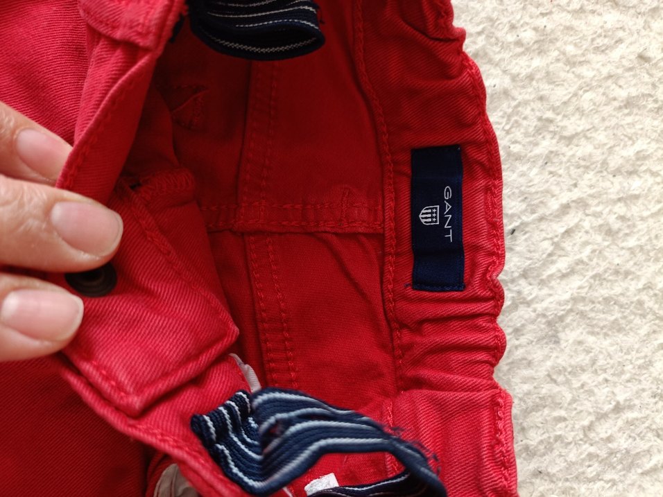 Erkek Çocuk Kırmızı Dar Kesim Pantolon - Görsel 2