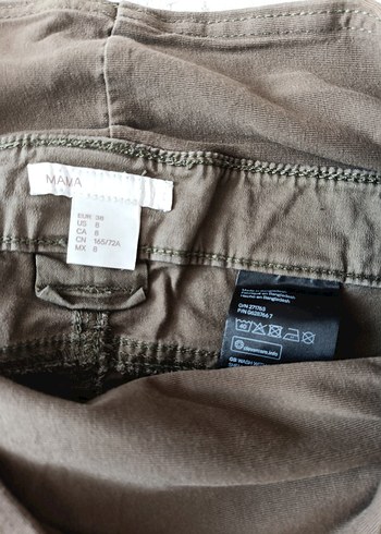 Düğmeli Hamile Mini Şort - Görsel 2