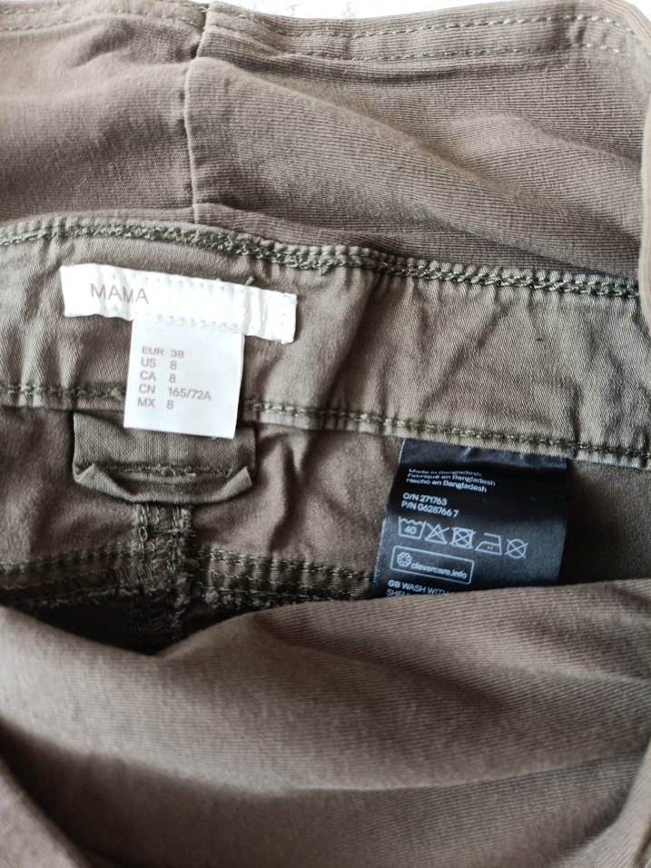 Düğmeli Hamile Mini Şort - Görsel 2