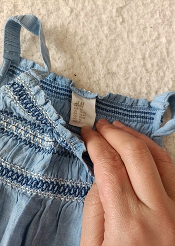 Kız Çocuk Fırfırlı Denim Tulum - Görsel 2