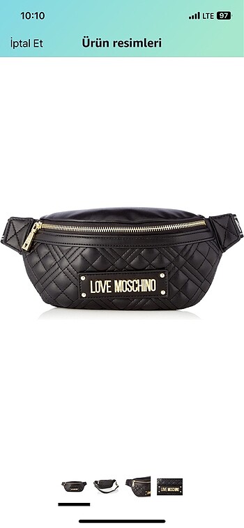 Love Moschıno kadın bel çantası