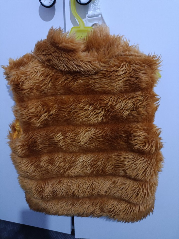 Kürklü Kız Çocuk  Yelek - Görsel 4