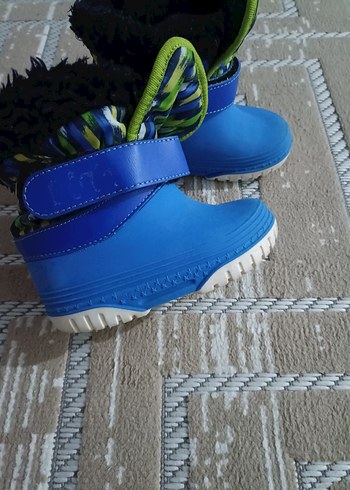 Erkek Çocuk Mavi Kauçuk Bağcıksız Bot - Görsel 2