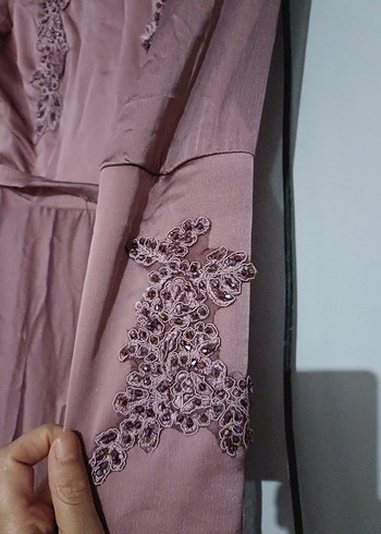 Uzun  Kadın Abiye Elbise - Görsel 10