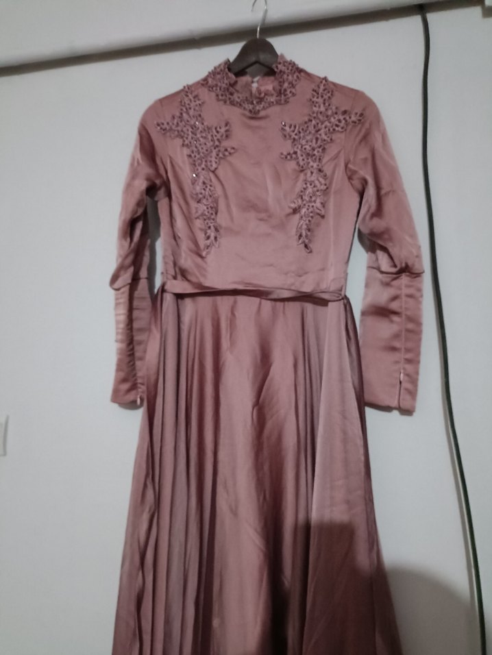 Uzun  Kadın Abiye Elbise - Görsel 3