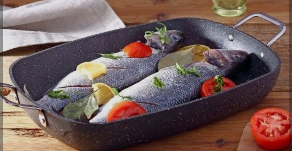 Gri Granit Fırın Tepsisi - Görsel 2