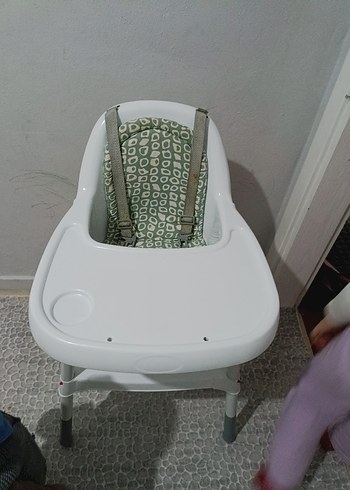 Beyaz Bebek Mama Sandalyesi - Görsel 4