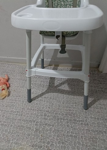 Beyaz Bebek Mama Sandalyesi - Görsel 5