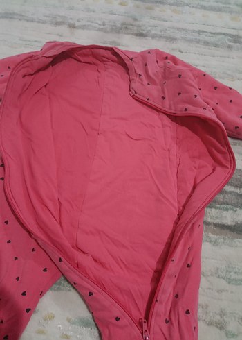 Fermuarlı Pembe Bebek Kız Tulum - Görsel 2