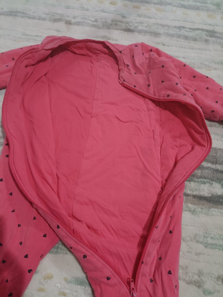 Fermuarlı Pembe Bebek Kız Tulum - Görsel 2