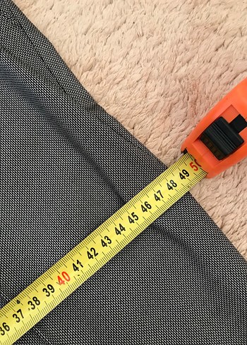 38 Beden gri Renk Gri Kadın Kumaş Pantolon