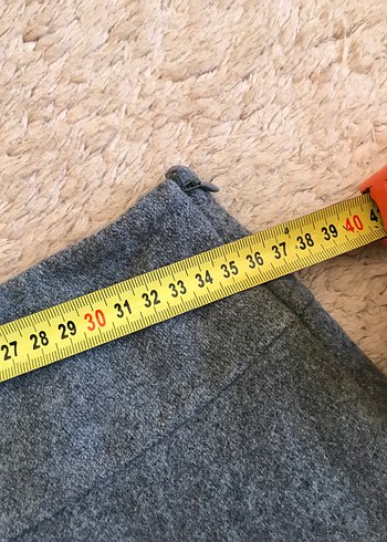 Gri Nakışlı Midi Yün Eteği - Görsel 3