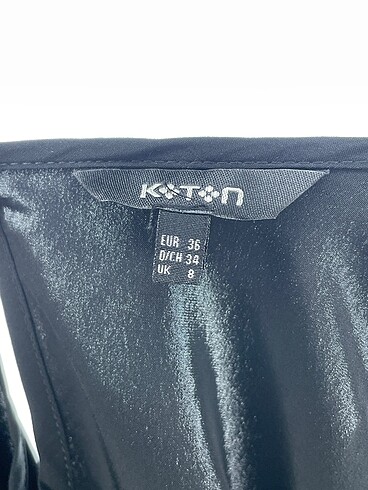 36 Beden siyah Renk Koton Bluz %70 İndirimli.