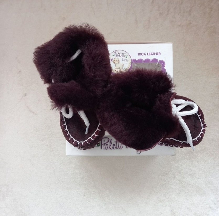 PİALETTİ BAYB KUZU ORGANİK BAĞCIKLI PATİK - Görsel 4