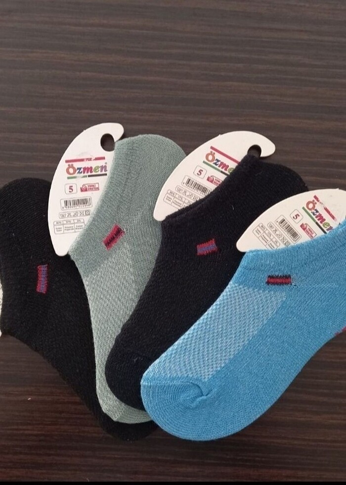 5 YAŞ 4 LÜ PAKET ÖZMEN MARKA ÇORAP  - Görsel 2