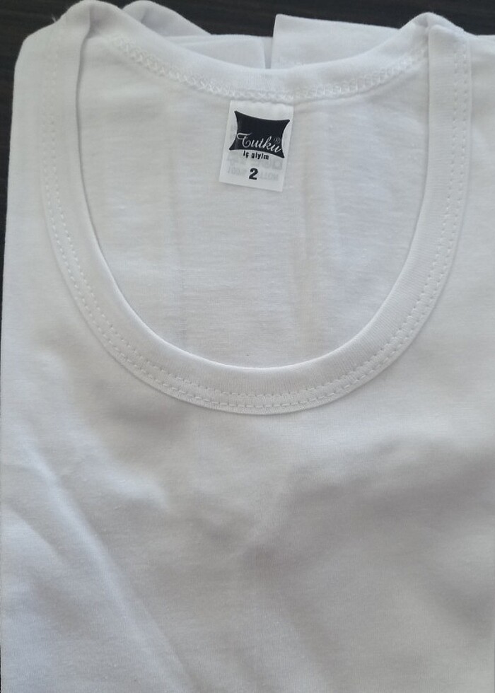 5 Lİ PAKET TUTKU MARKA BİSİKLET YAKA FANİLA  - Görsel 3