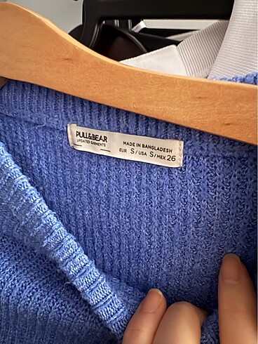 s Beden mavi Renk Pull&bear kazak