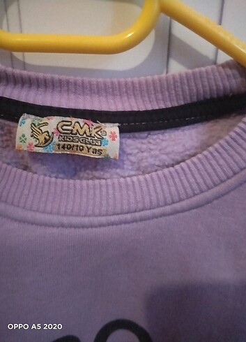 10 Yaş Beden pembe Renk #kız çocuk#sweatshirt 2 adet