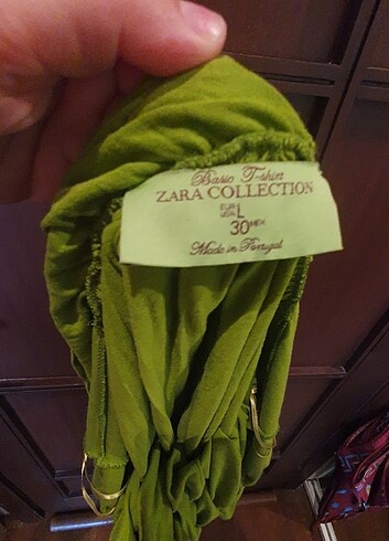 l Beden Zara yeşil bluz