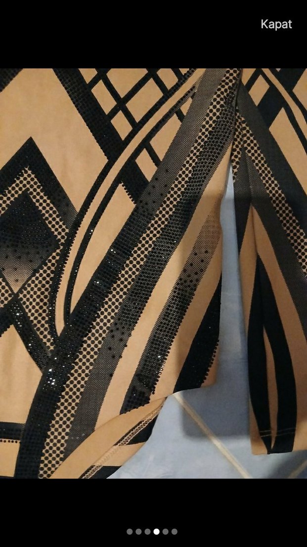 Geometrik Desenli Siyah Transparan #Bodysuit — görsel 4/10